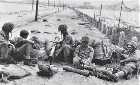 월미도 다리 봉쇄