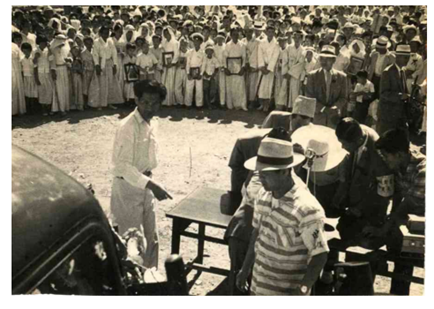 진영읍 합동위령제 유족들